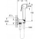 Гигиенический душ Grohe Tempesta-F 26356IL0 белый шланг металлический 125 см,  в современном стиле