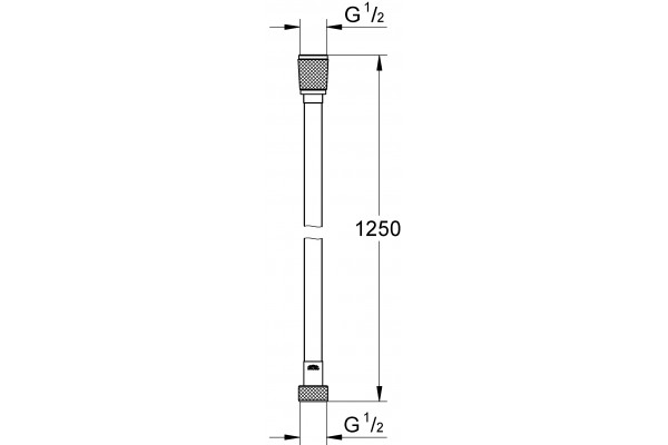 Душевой шланг Grohe Silverflex 28362GL0 125см, холодный рассвет, золото