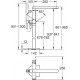 Смеситель Grohe Plus 23846003 напольный однорычажный, хром, длина излива 28.2 см