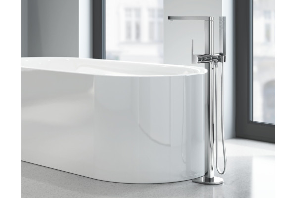 Смеситель Grohe Plus 23846003 напольный однорычажный, хром, длина излива 28.2 см
