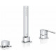 Смеситель Grohe Plus 23845003 на борт ванны однорычажный, хром