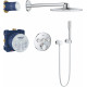 Душевой комплект Grohe Grohtherm SmartControl 34705000 с термостатом, хром, шланг 150 см