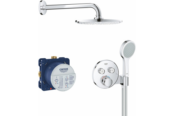 Душевой комплект Grohe Grohtherm SmartControl 34743000 хром, шланг 125 см