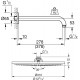 Верхний душ Grohe Rainshower 26066GL0 золото, размер 31 см, 1 режим