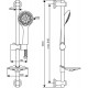 Душевой комплект Grohe BauEdge 122277 хром, шланг 175 см