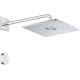 Верхний душ Grohe Rainshower 310 SmartConnect 26642000 с пультом дистанционного управления, хром,  в современном стиле