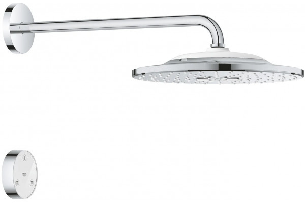 Верхний душ Grohe Rainshower 310 SmartConnect 26640000 с пультом дистанционного управления, хром,  в современном стиле