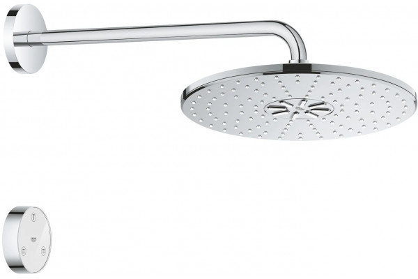 Верхний душ Grohe Rainshower 310 SmartConnect 26640000 с пультом дистанционного управления, хром,  в современном стиле