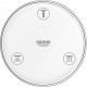 Верхний душ Grohe Rainshower 310 SmartConnect 26641000 с пультом дистанционного управления, хром,  в современном стиле