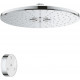 Верхний душ Grohe Rainshower 310 SmartConnect 26641000 с пультом дистанционного управления, хром,  в современном стиле