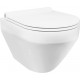 Комплект Система инсталляции для унитазов Grohe Rapid SL 38775001 4 в 1 с кнопкой смыва + Унитаз подвесной Am.Pm Spirit FlashClean + Крышка-сиденье Am.Pm Spirit V2.0 C707857WH с микролифтом, цвет белый, бачок 3/6 л