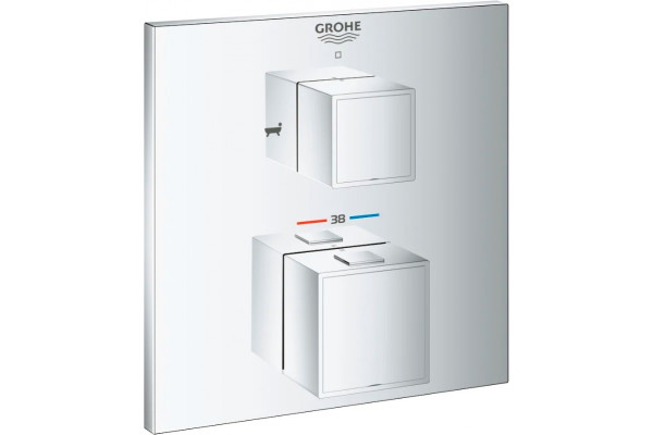 Термостат Grohe Grohtherm Cube 24155000 для ванны с душем, термостат, хром