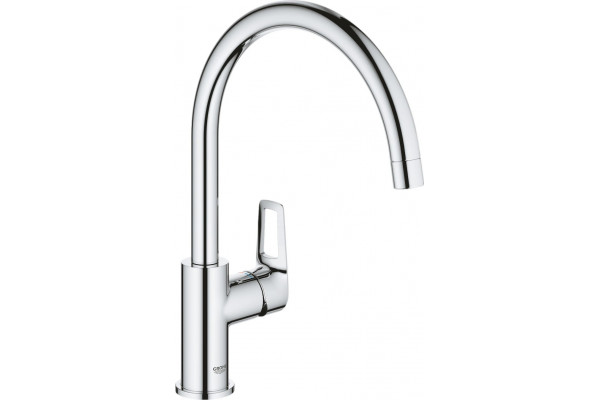 Смеситель Grohe BauLoop 31368001 для кухонной мойки однорычажный, хром
