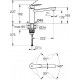 Смеситель Grohe BauCurve 31715000 для кухонной мойки однорычажный, хром