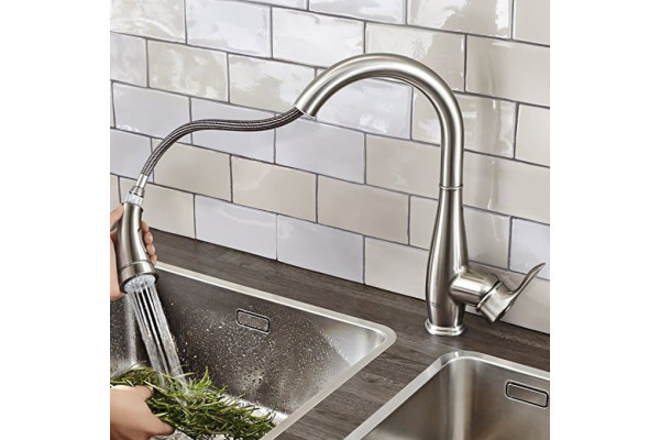 Смеситель Grohe Parkfield 30215DC1 для кухонной мойки однорычажный, сталь