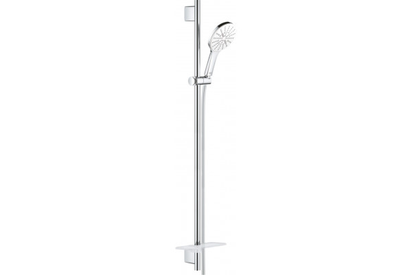 Душевой гарнитур Grohe Rainshower SmartActive 26579LS0 белая луна штанга 93 см, шланг 175 см