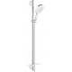Душевой гарнитур Grohe Rainshower SmartActive 26594LS0 белая луна штанга 93 см, шланг 175 см