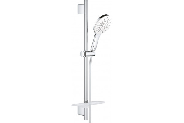 Душевой гарнитур Grohe Rainshower SmartActive 26576LS0 белая луна штанга 63 см, шланг 175 см