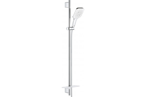 Душевой гарнитур Grohe Rainshower SmartActive 26587LS0 белая луна штанга 93 см, шланг 175 см