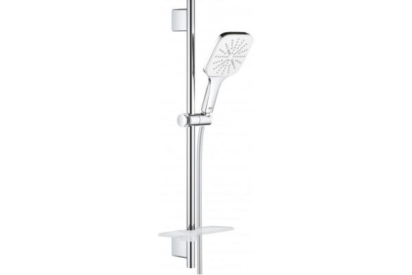 Душевой гарнитур Grohe Rainshower SmartActive 26584LS0 белая луна штанга 63 см, шланг 175 см