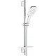 Душевой гарнитур Grohe Rainshower SmartActive 26584LS0 белая луна штанга 63 см, шланг 175 см