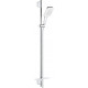 Душевой гарнитур Grohe Rainshower SmartActive 26586LS0 белая луна штанга 93 см, шланг 175 см