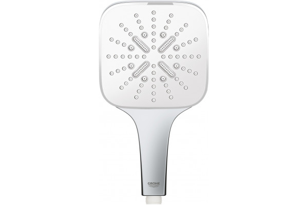Душевая лейка Grohe Rainshower SmartActive 26551LS0 белая луна 3 режима,  в современном стиле