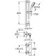 Душевой комплект Grohe Grohtherm 800 Cosmopolitan 34768000 хром, шланг 175 см