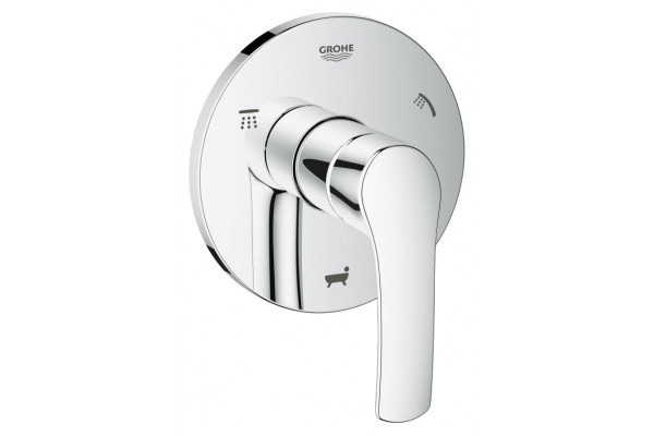 Переключатель потоков Grohe Eurosmart на три потребителя однорычажный, хром