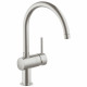 Смеситель для кухонной мойки Grohe Minta с C-изливом, однорычажный, матовый
