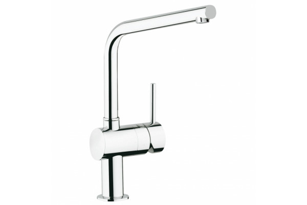 Смеситель для кухонной мойки Grohe Minta с L-изливом, однорычажный, хром