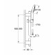Душевой гарнитур Grohe Power&Soul 130 (ручной душ, штанга 900 мм, шланг 1750 мм), хром, 4 режима
