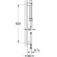 Душевой гарнитур Grohe Euphoria Cube Stick 27891000 хром, штанга 62 см