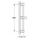 Душевая штанга Grohe Tempesta New Cosmopolitan  хром, 62 см