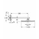 Верхний душ с кронштейном GROHE Rainshower Allure, диаметр 210 мм, хром