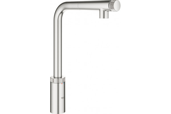 Смеситель Grohe Minta SmartControl 31613DC0 для кухонной мойки нажимной, сталь
