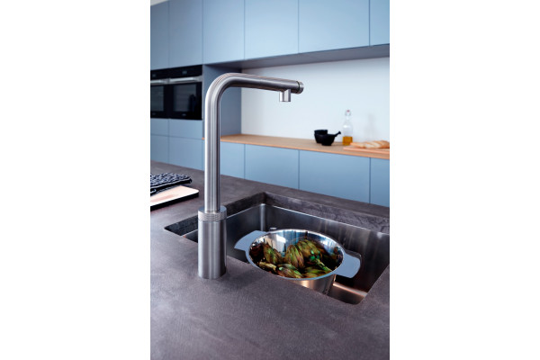 Смеситель Grohe Minta SmartControl 31613DC0 для кухонной мойки нажимной, сталь