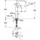 Смеситель Grohe Essence New 32901DC1 для раковины, суперсталь, однорычажный, высота излива 32.2 см