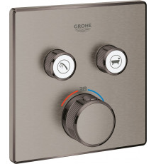 Термостат Grohe Grohtherm SmartControl 29124AL0 для ванны с душем, темный графит, термостат, черный
