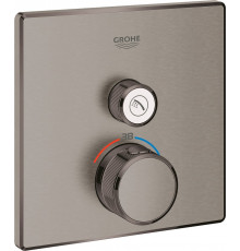 Термостат Grohe Grohtherm SmartControl 29123AL0 для душа, темный графит, термостат, черный