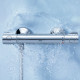 Душевой комплект Grohe Grohtherm 800 34558000 термостат + душевой гарнитур хром, штанга 7 см