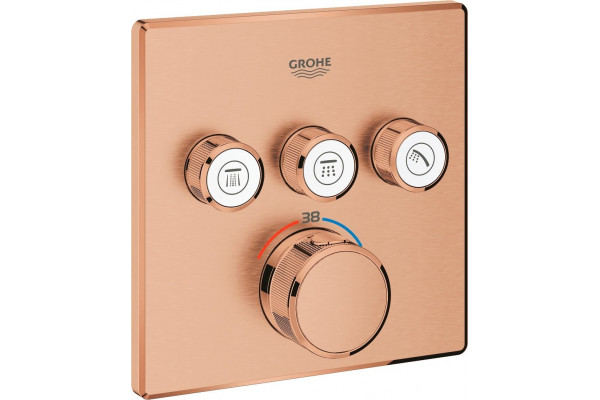 Термостат Grohe Grohtherm SmartControl 29126DL0 для душа, теплый закат, термостат, медь
