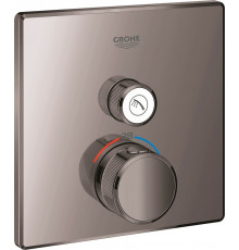Термостат Grohe Grohtherm SmartControl 29123A00 для душа, темный графит, термостат, черный