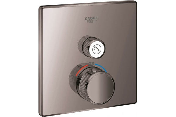 Термостат Grohe Grohtherm SmartControl 29123A00 для душа, темный графит, термостат, черный