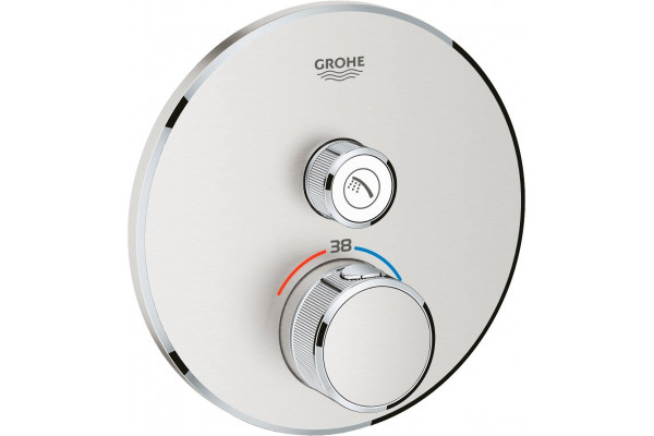 Термостат Grohe Grohtherm SmartControl 29118DC0 для душа, суперсталь, термостат