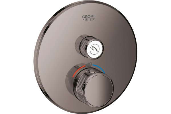 Термостат Grohe Grohtherm SmartControl 29118A00 для душа, темный графит, термостат, черный