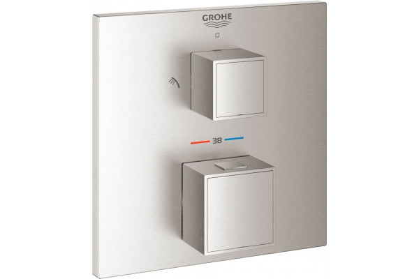 Термостат Grohe Grohtherm Cube 24154DC0 для душа, суперсталь, термостат