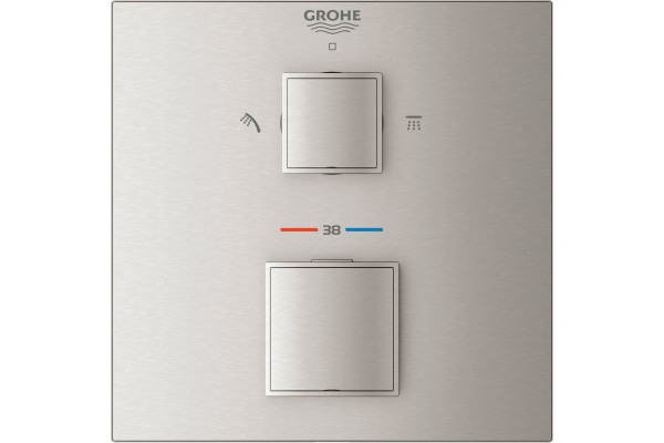 Термостат Grohe Grohtherm Cube 24154DC0 для душа, суперсталь, термостат