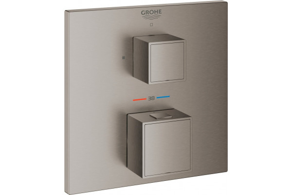 Термостат Grohe Grohtherm Cube 24153AL0 для душа, темный графит, термостат, сталь