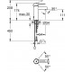 Смеситель Grohe Essence New 32899001 для раковины, хром, однорычажный, высота излива 11.1 см
